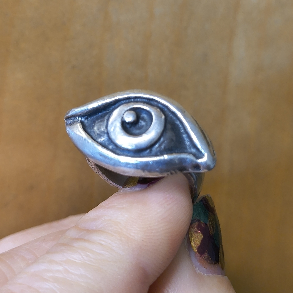 Seer Ring- Handmade Solid Sterling Size 8 - Picture 5 of 8
